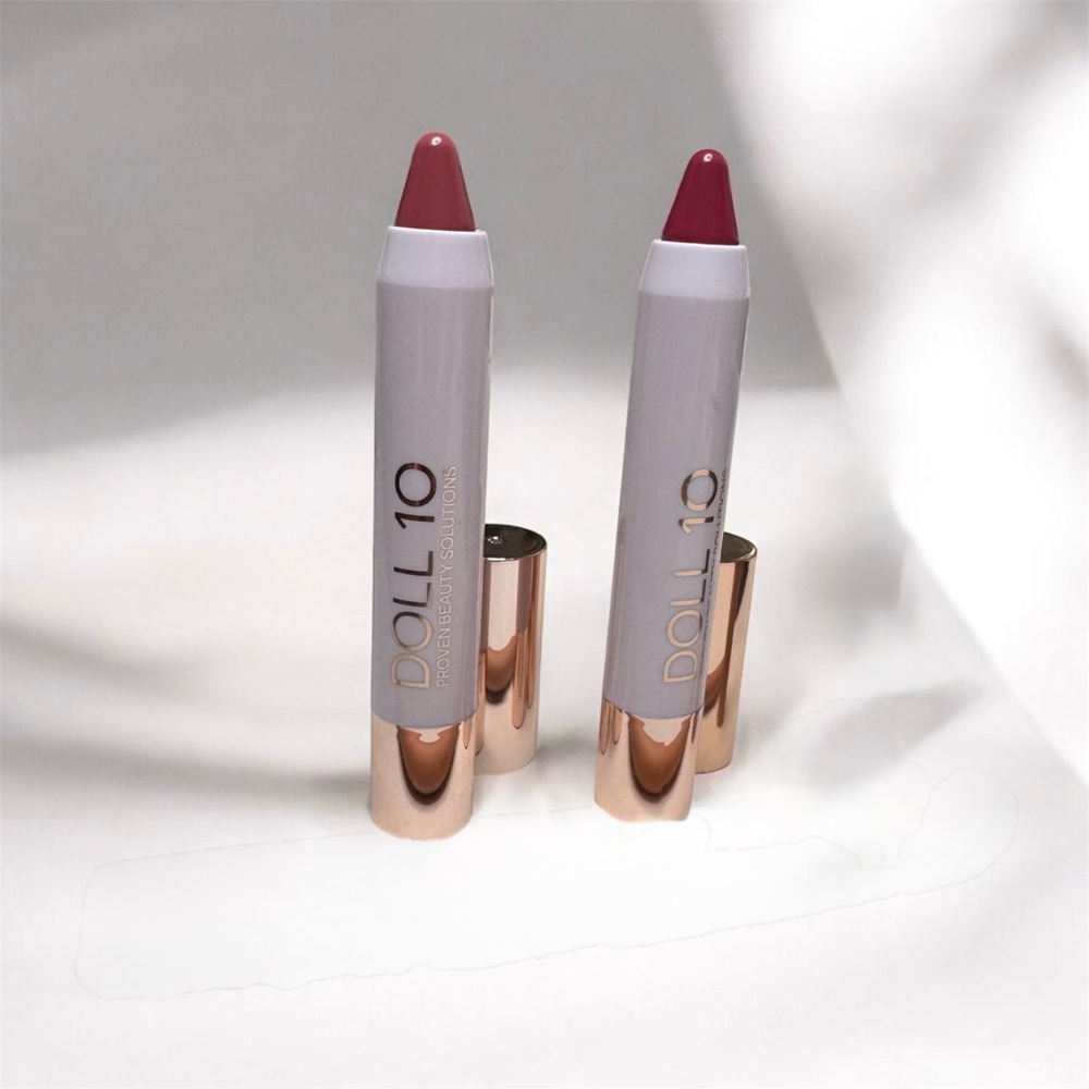 Dollcake Lipstick Duo - Soft Pink and Deep Pink